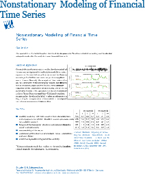 Finantial Time Series Flyer